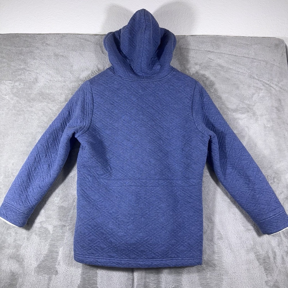 L.L. Bean Jacket Womens Light Blue Sherpa Lined Quilted Fleece Zip Classic - Picture 9 of 9